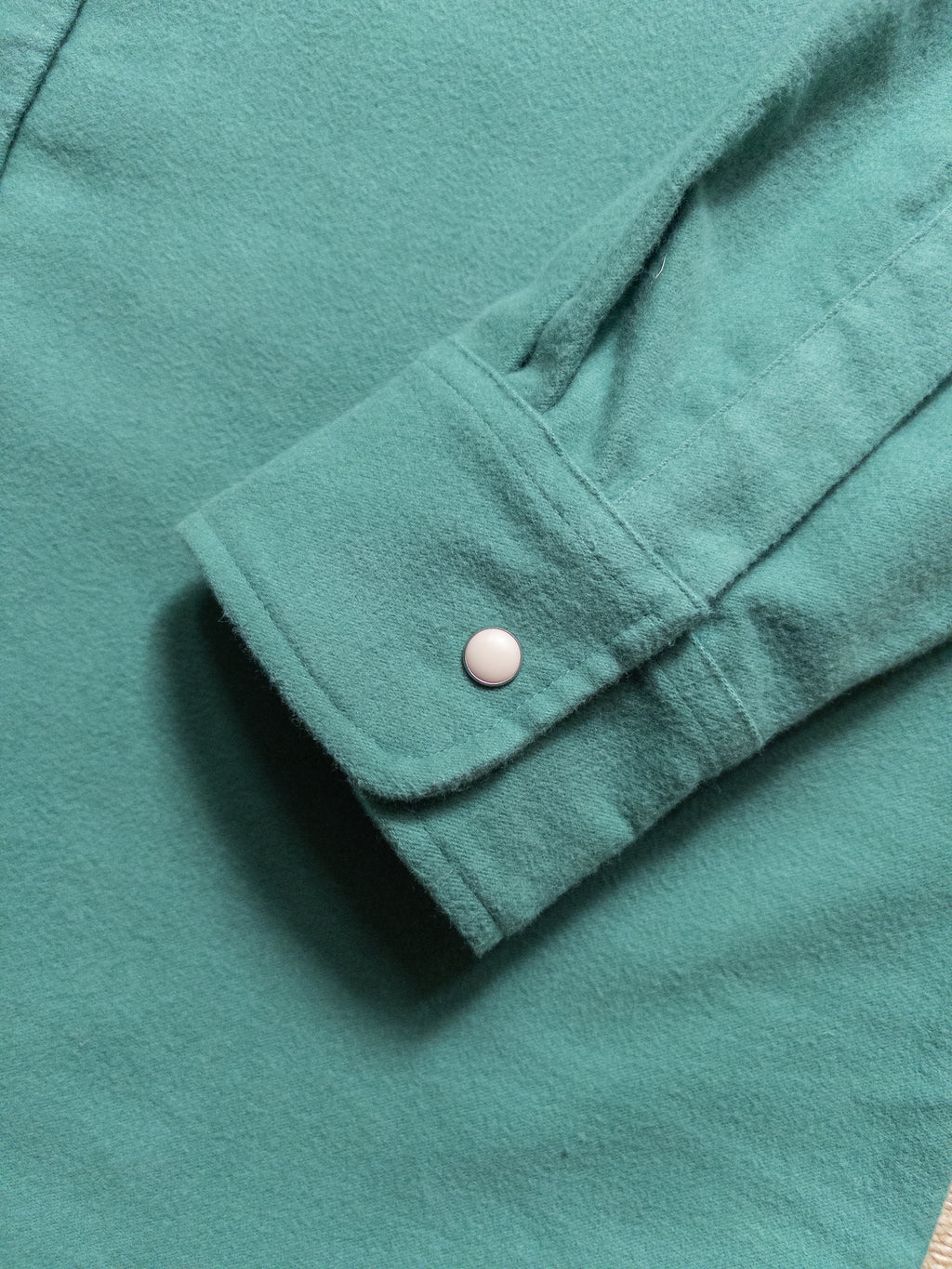 Moleskin Pearlsnap Shirt - Century Green