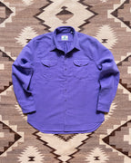 Moleskin Officer's Shirt - Purple