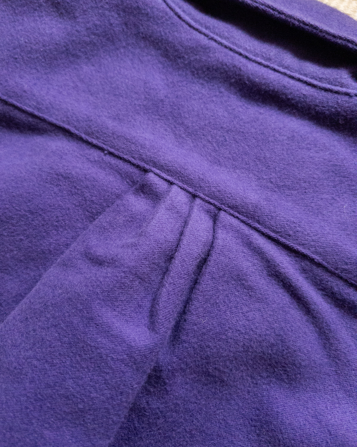Moleskin Pearlsnap Shirt - Purple