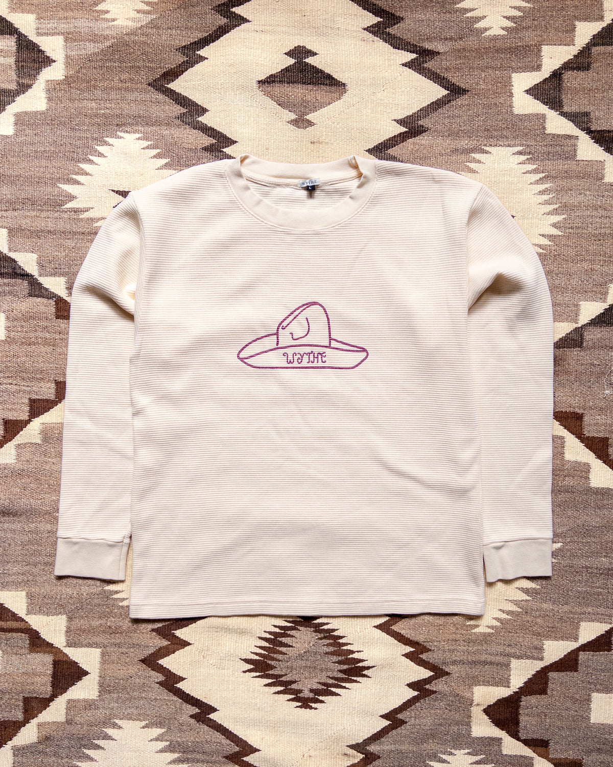 Cowboy Hat Longsleeve Thermal - Cream