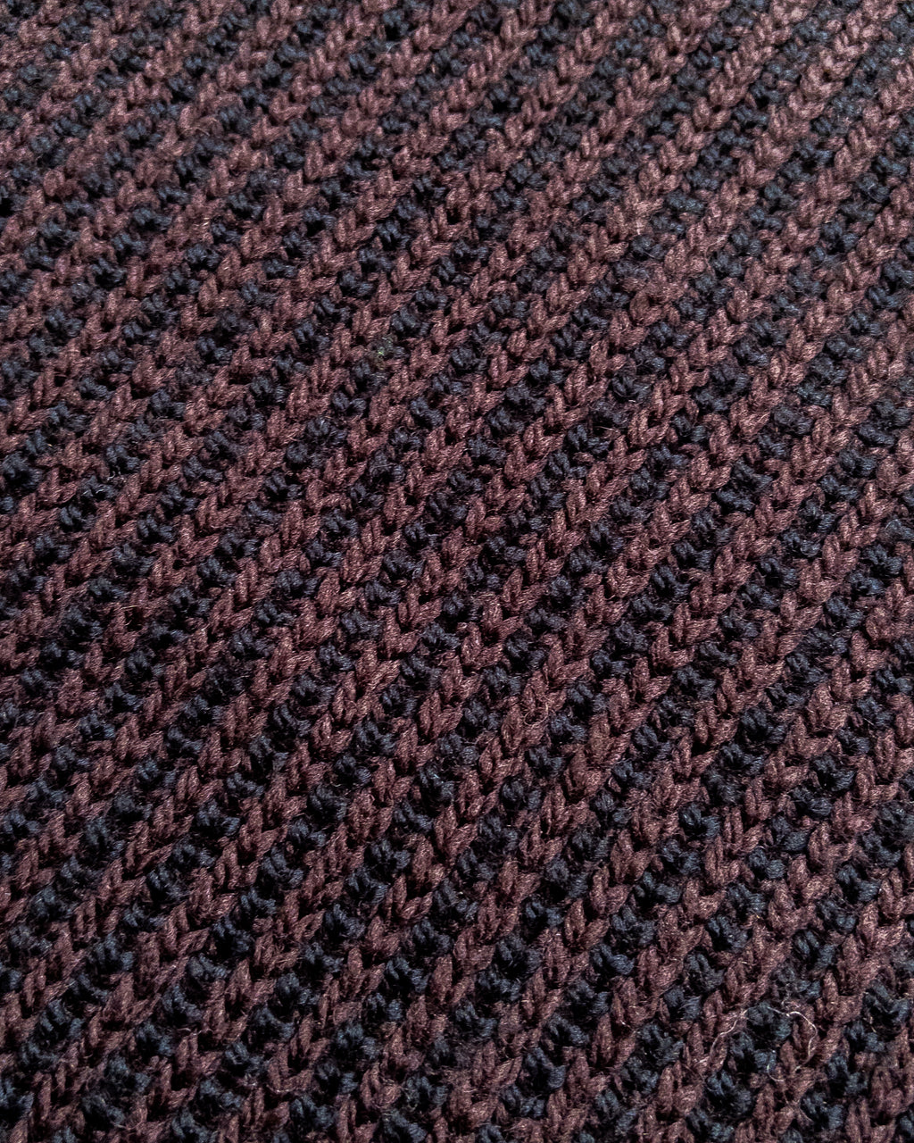 Two-Tone Crewneck Sweater - Brown/Black