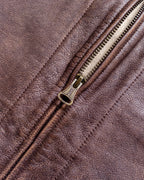 Leather Buckaroo Jacket - Brown