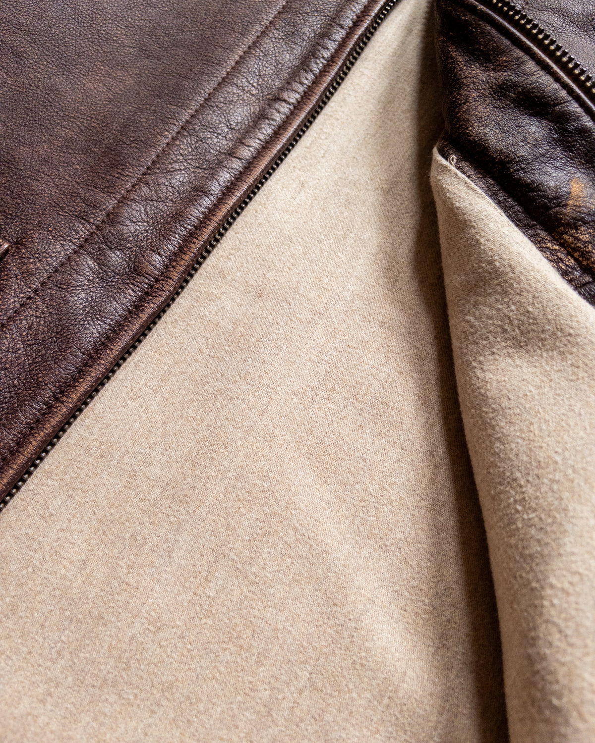 Leather Buckaroo Jacket - Brown