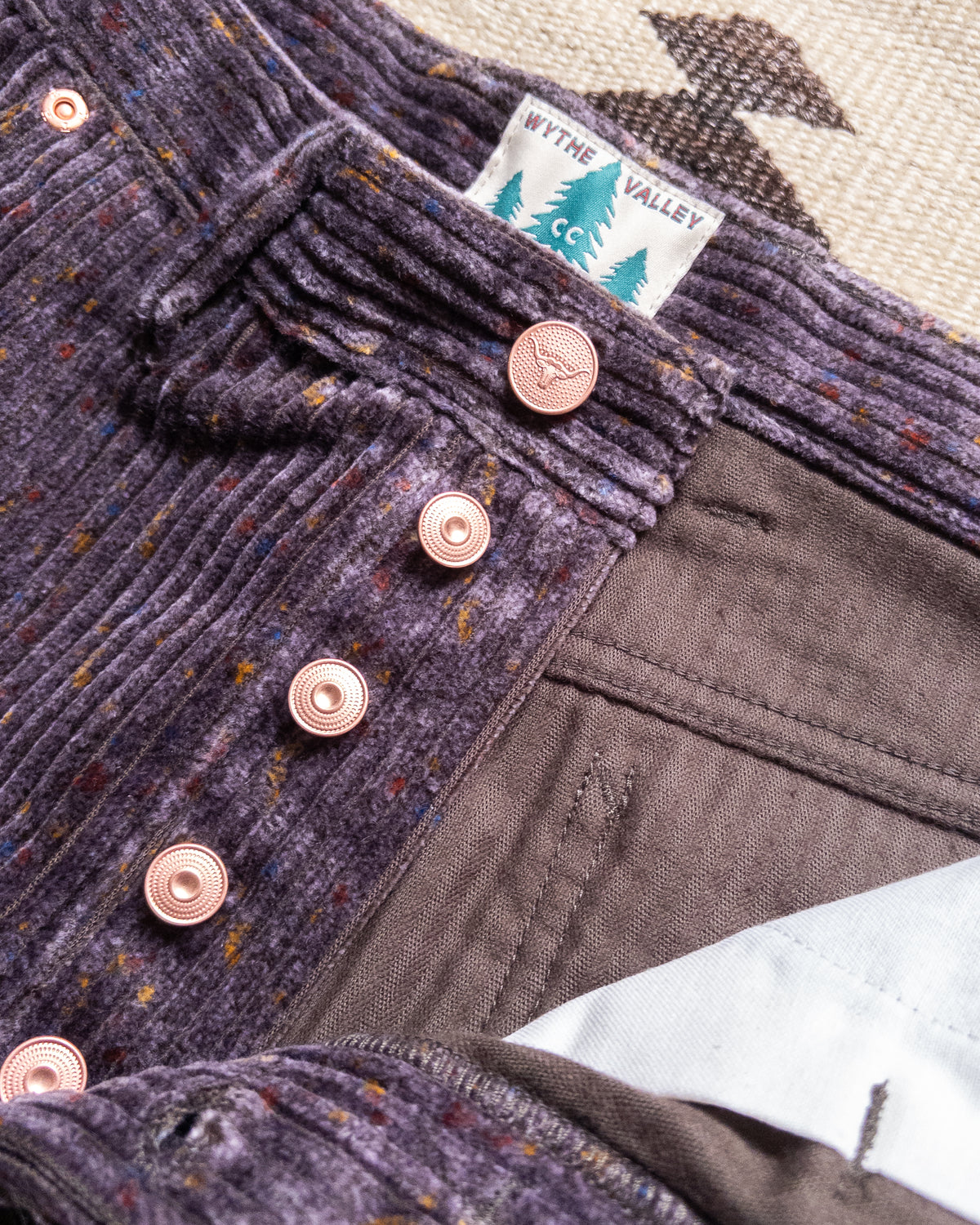 Donegal Corduroy Five Pocket Pants - Amethyst