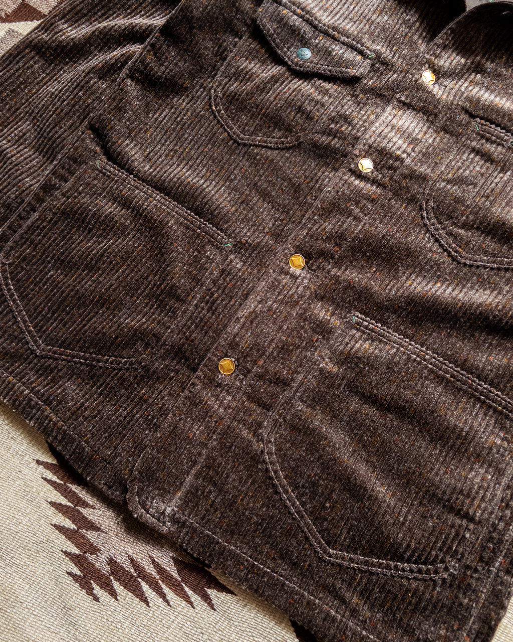 Donegal Corduroy Barn Jacket - Rustic Brown
