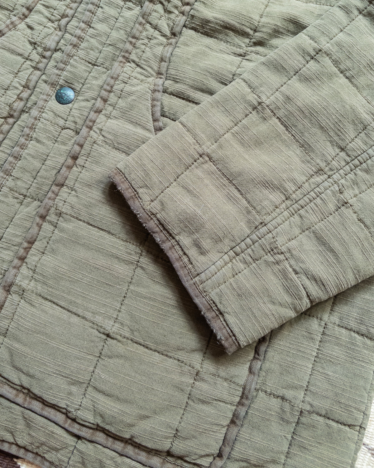 Quilted Hunting Jacket - Olive