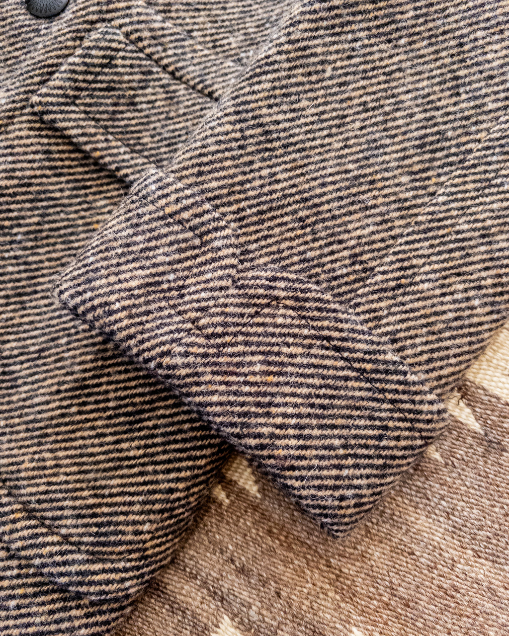 Polo Coat - Irish Stout Twill Tweed