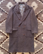 Polo Coat - Grey/Brown Barleycorn Tweed