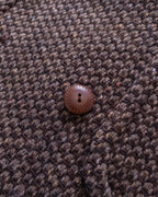 Polo Coat - Grey/Brown Barleycorn Tweed