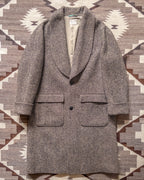 Shawl Collar Overcoat - Irish Stout Twill Tweed