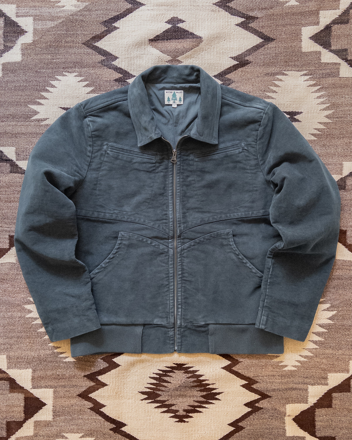 Moleskin Magnolia Jacket - Faded Black