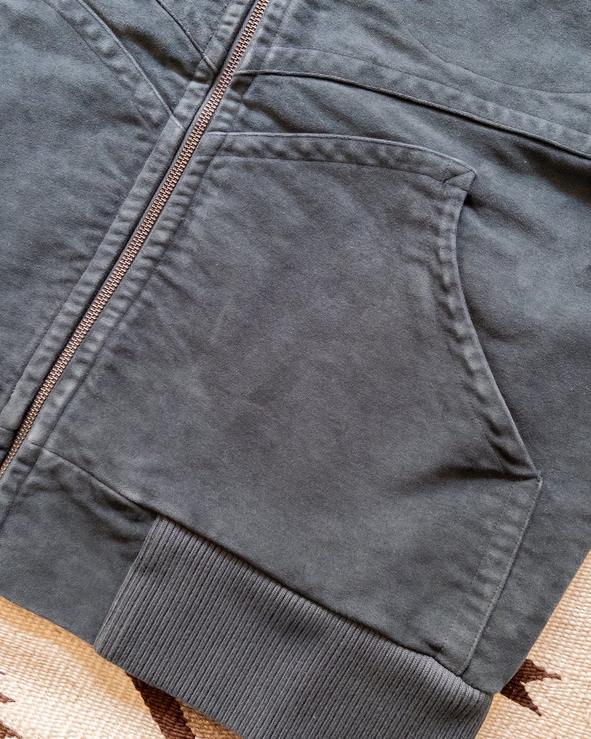 Moleskin Magnolia Jacket - Faded Black
