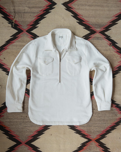 Half-Zip Sweatshirt - Natural