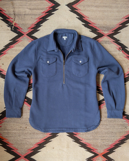 Half-Zip Sweatshirt - Faded Navy