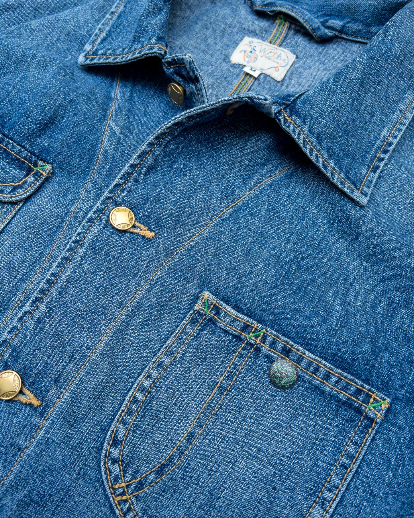 Denim Barn Jacket - Washed Indigo