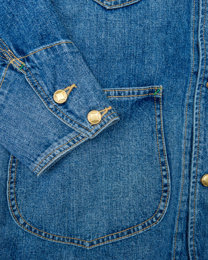 Denim Barn Jacket - Washed Indigo