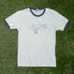 Cotton Ringer T-Shirt - Peace