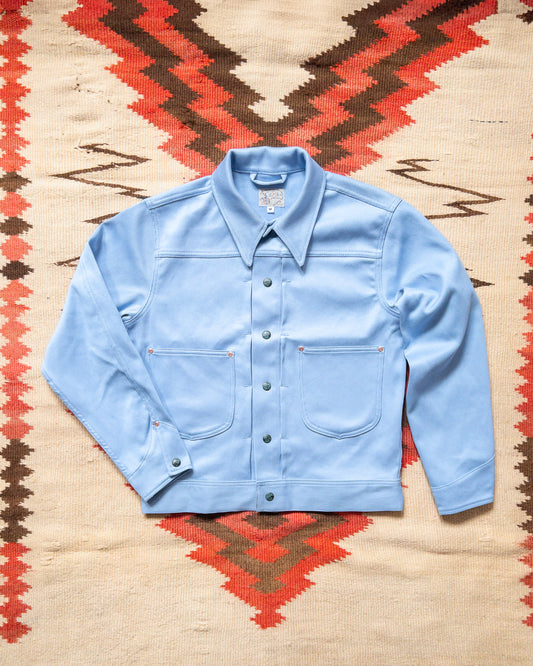 Bedford Cord Ranch Jacket - Sky Blue