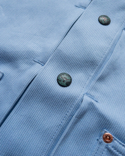 Bedford Cord Ranch Jacket - Sky Blue