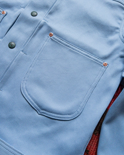 Bedford Cord Ranch Jacket - Sky Blue