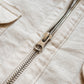 Aertex Half-Zip Shirt - Unbleached