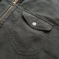 Aertex Half-Zip Shirt - Faded Black