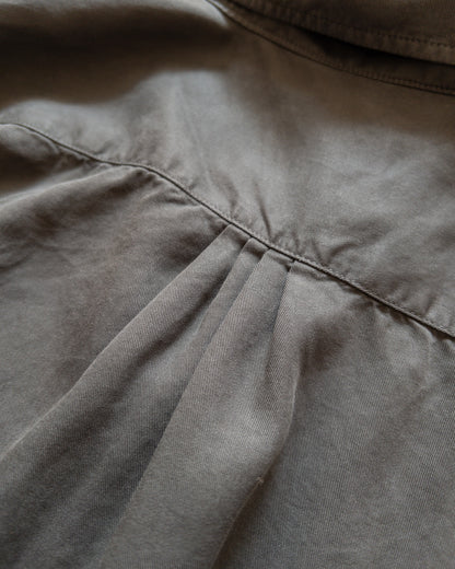 Tencel Gabardine Patio Shirt - Faded Black
