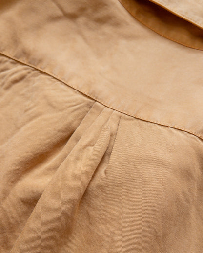 Tencel Gabardine Pearlsnap Shirt - Apricot