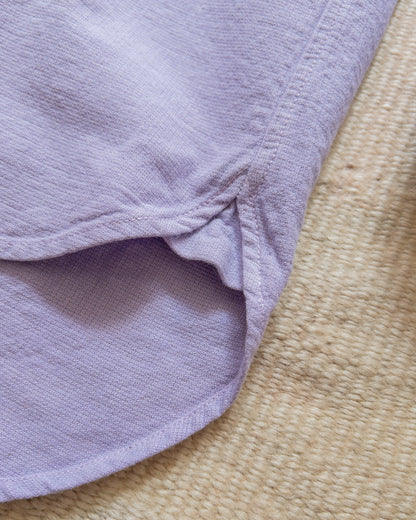 Aertex Half-Zip Shirt - Hazy Purple