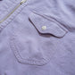 Aertex Half-Zip Shirt - Hazy Purple