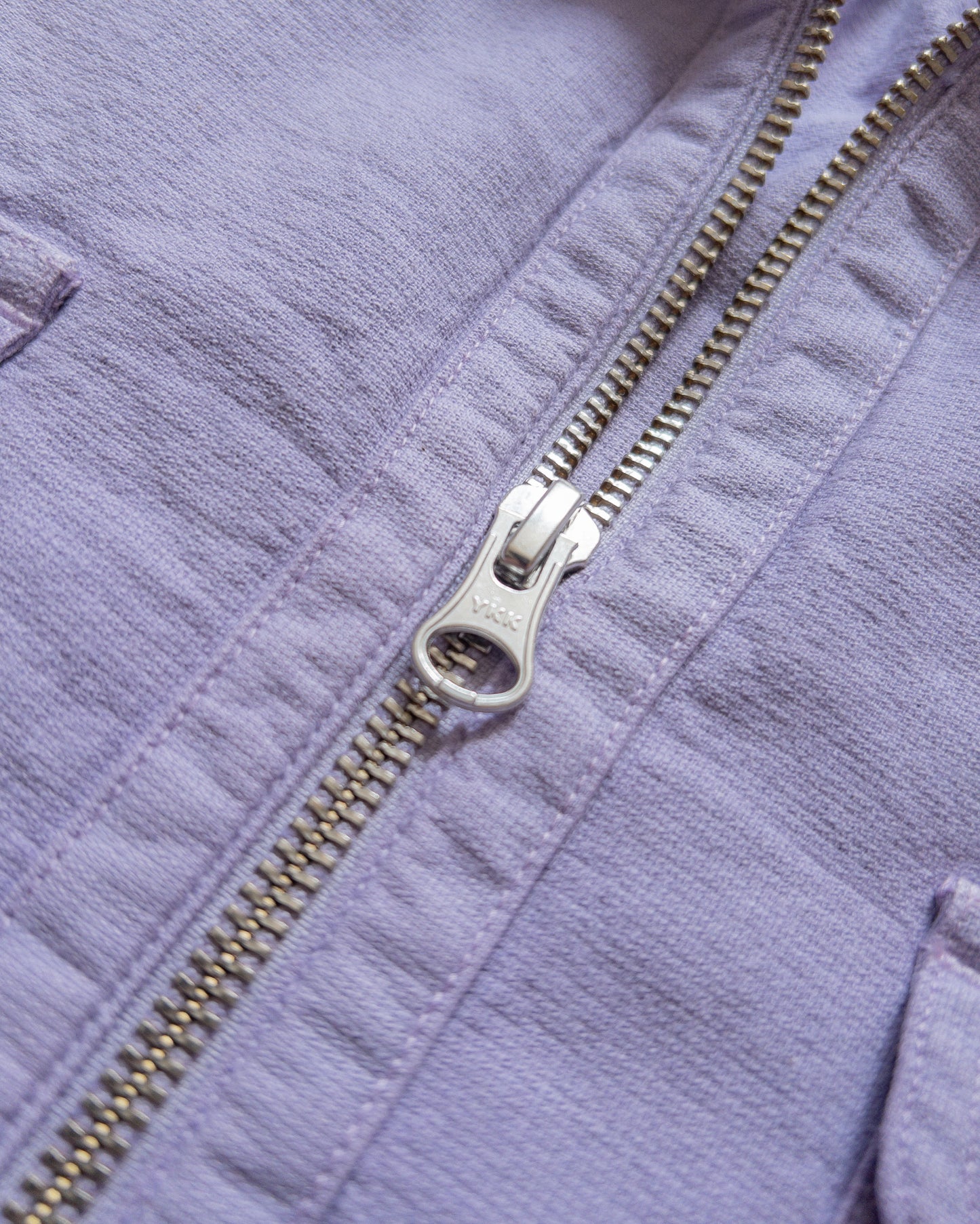 Aertex Half-Zip Shirt - Hazy Purple