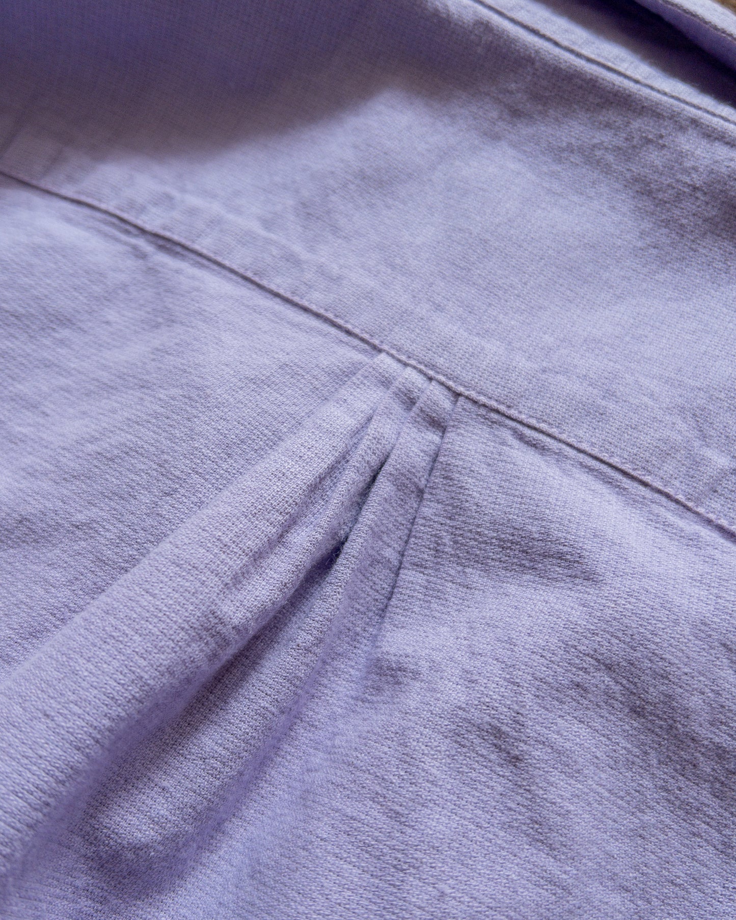 Aertex Half-Zip Shirt - Hazy Purple