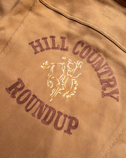 Embroidered Bedford Cord Ranch Jacket - Bay Brown