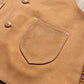 Leather Fringe Vest - Honey