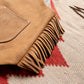 Leather Fringe Vest - Honey