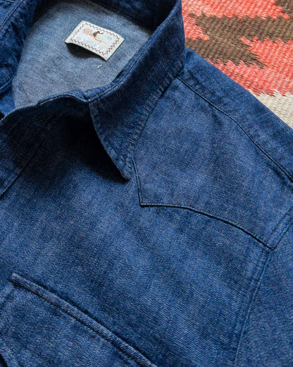 Denim Pearlsnap Shirt - Rinsed Indigo