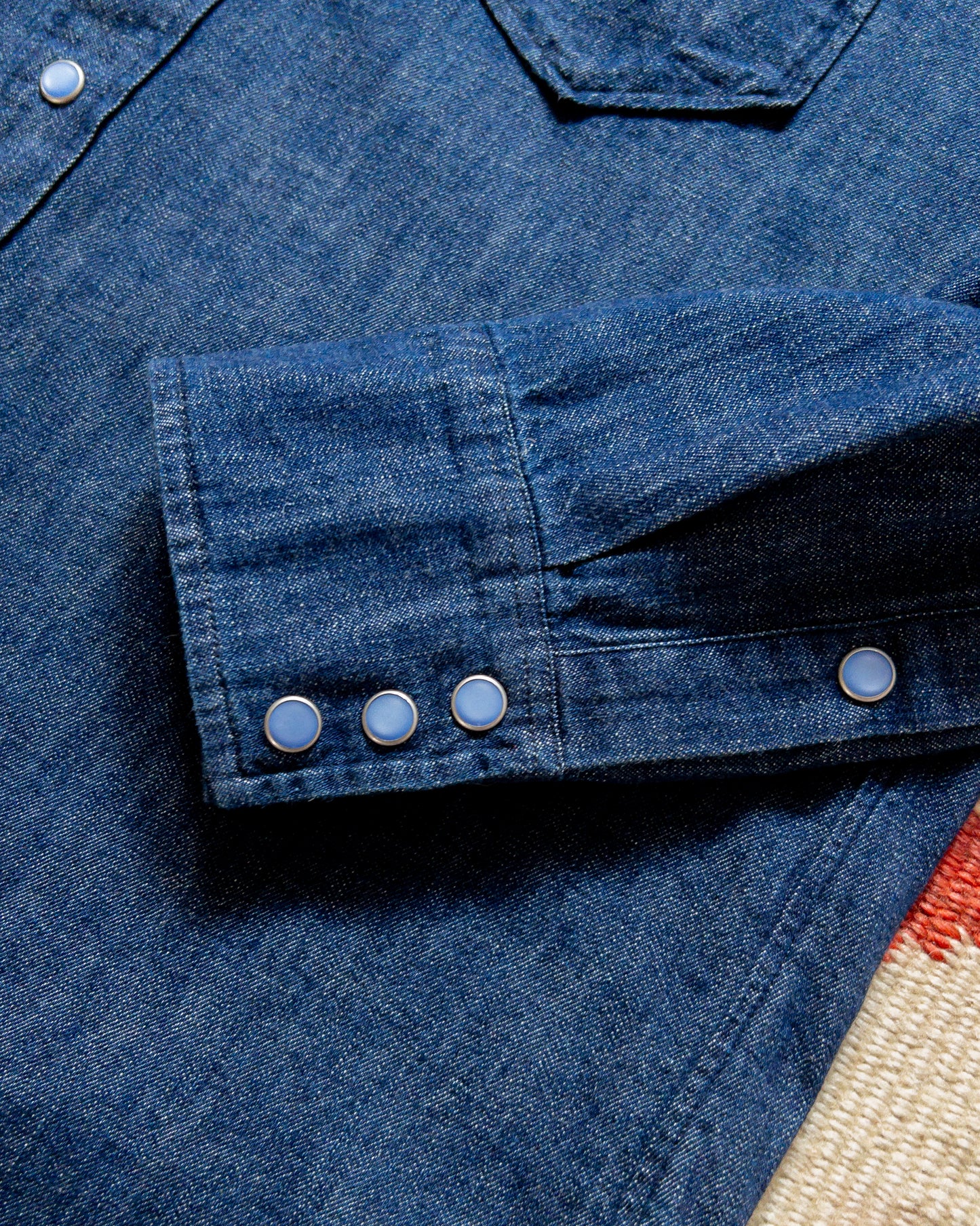 Denim Pearlsnap Shirt - Rinsed Indigo