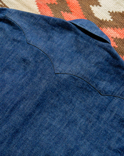 Denim Pearlsnap Shirt - Rinsed Indigo