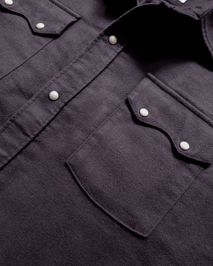 Moleskin Pearlsnap Shirt - Night Sky