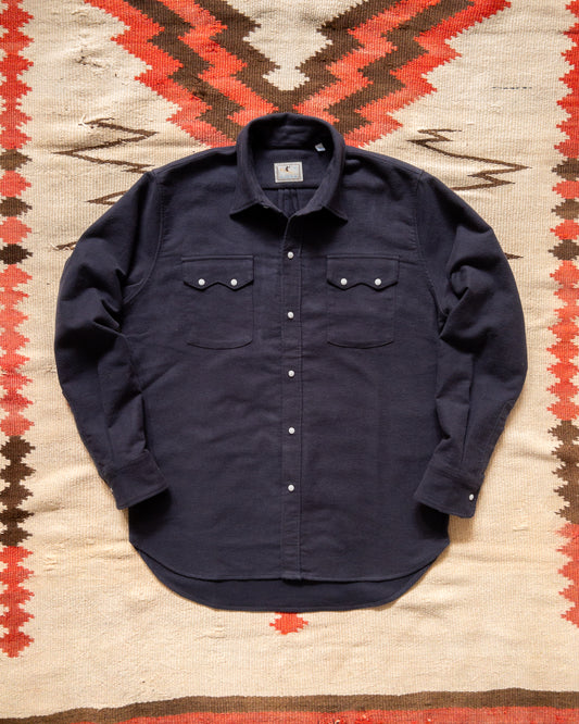 Moleskin Pearlsnap Shirt - Night Sky