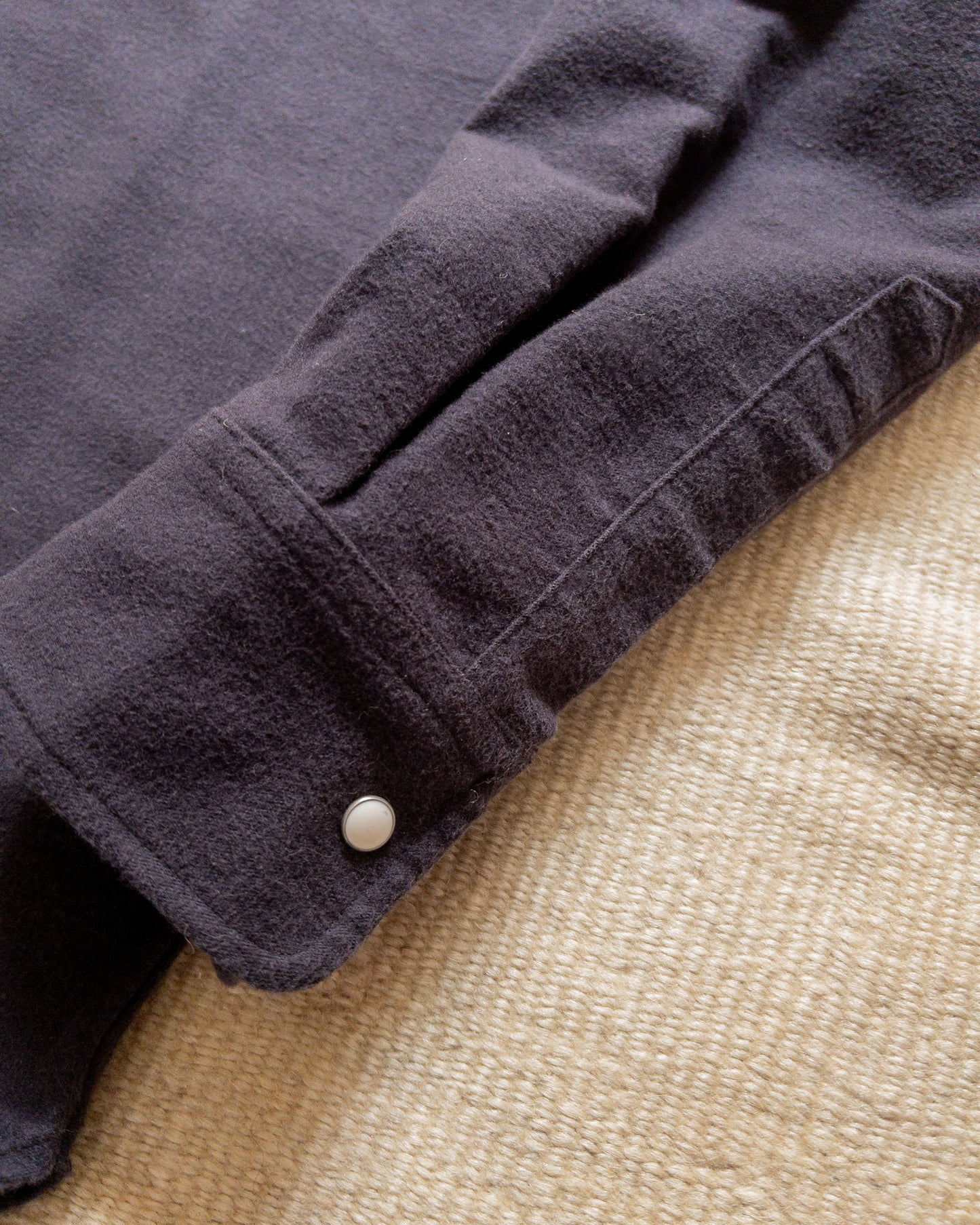 Moleskin Pearlsnap Shirt - Night Sky