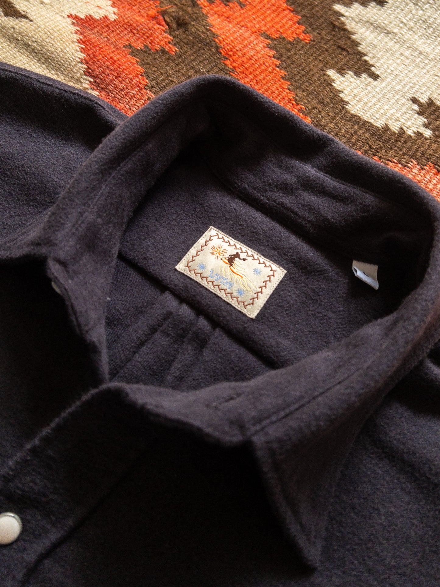 Moleskin Pearlsnap Shirt - Night Sky