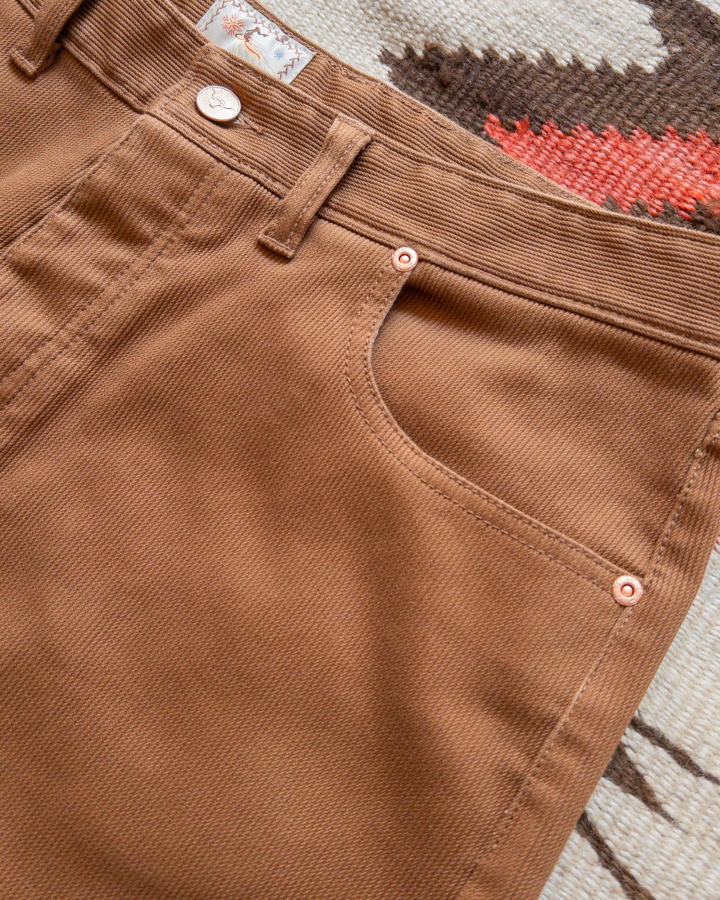 Bedford Cord Five Pocket Pants - Bay Brown