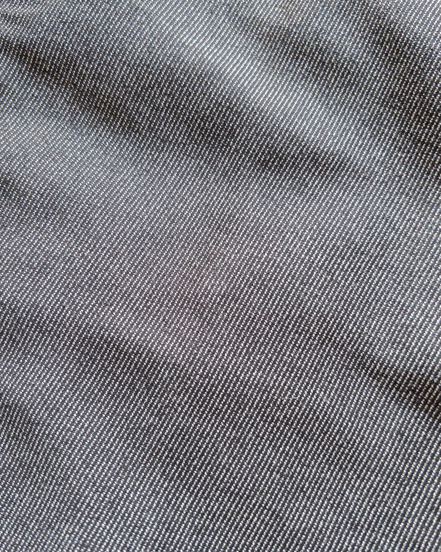 Japanese Wabash Stripe Moleskin Chinos - Charcoal Smoke