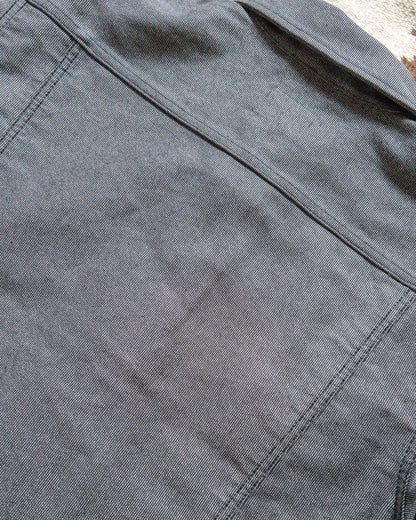 Japanese Wabash Stripe Moleskin Ranch Jacket - Charcoal Smoke