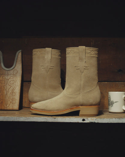 Sand Suede Roper Boots