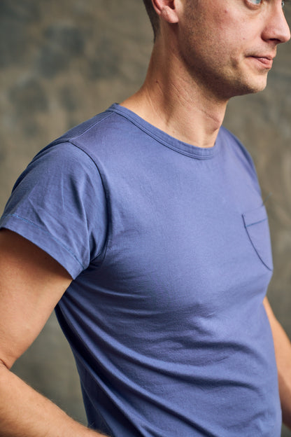 Tubular Pocket Tee Shirt - Faded Navy