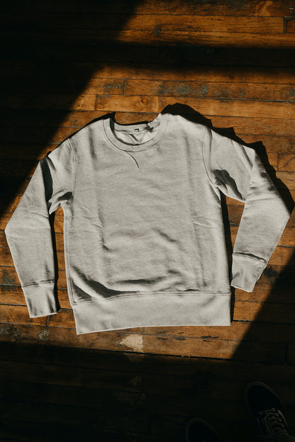 Vintage Fit Crewneck Sweatshirt - Heather Grey