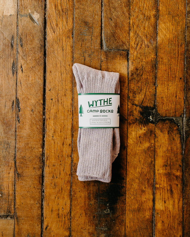 Recycled Cotton Camp Socks