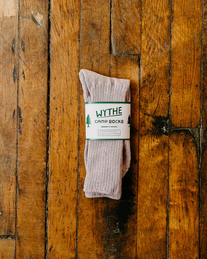 Recycled Cotton Camp Socks